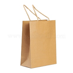 DIY Rechteck mit Affenmuster Kraftpapiertüte Bastelset DIY-F079-04