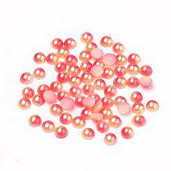 Nachahmung Perlen Acryl Cabochons OACR-R063-6mm-14