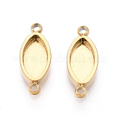 Cabochon-Fassungen für Verbindungsstücke aus Edelstahl 304 STAS-N115-33G