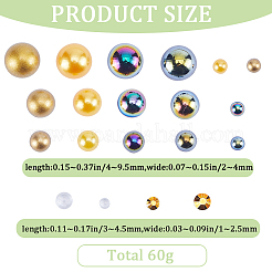 Harz Cabochons RESI-WH0029-14G