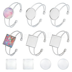 DIY-Kits zur Herstellung von leeren Armreifen DIY-UN0005-73