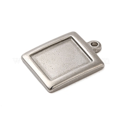 Cabochon-Fassungen für Anhänger aus Edelstahl 304 STAS-G344-07P
