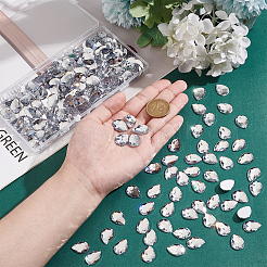 250 Stück Acryl-Strass-Cabochons GACR-FG0001-13