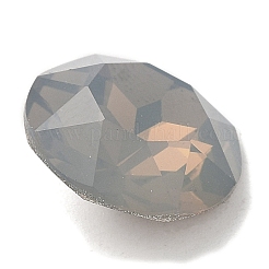 Spitze zurück & zurück plated Glas Strass Cabochons GLAA-B012-60C