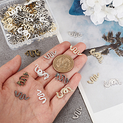 80 stücke 8 stil legierung cabochons MRMJ-OC0003-86