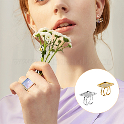 DIY-Set zur Herstellung von Fingerringen mit blanker Kuppel DIY-DC0001-85