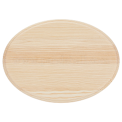 Unvollendete natürliche Buchenholz-Cabochons für DIY-Handarbeit WOOD-WH0125-12