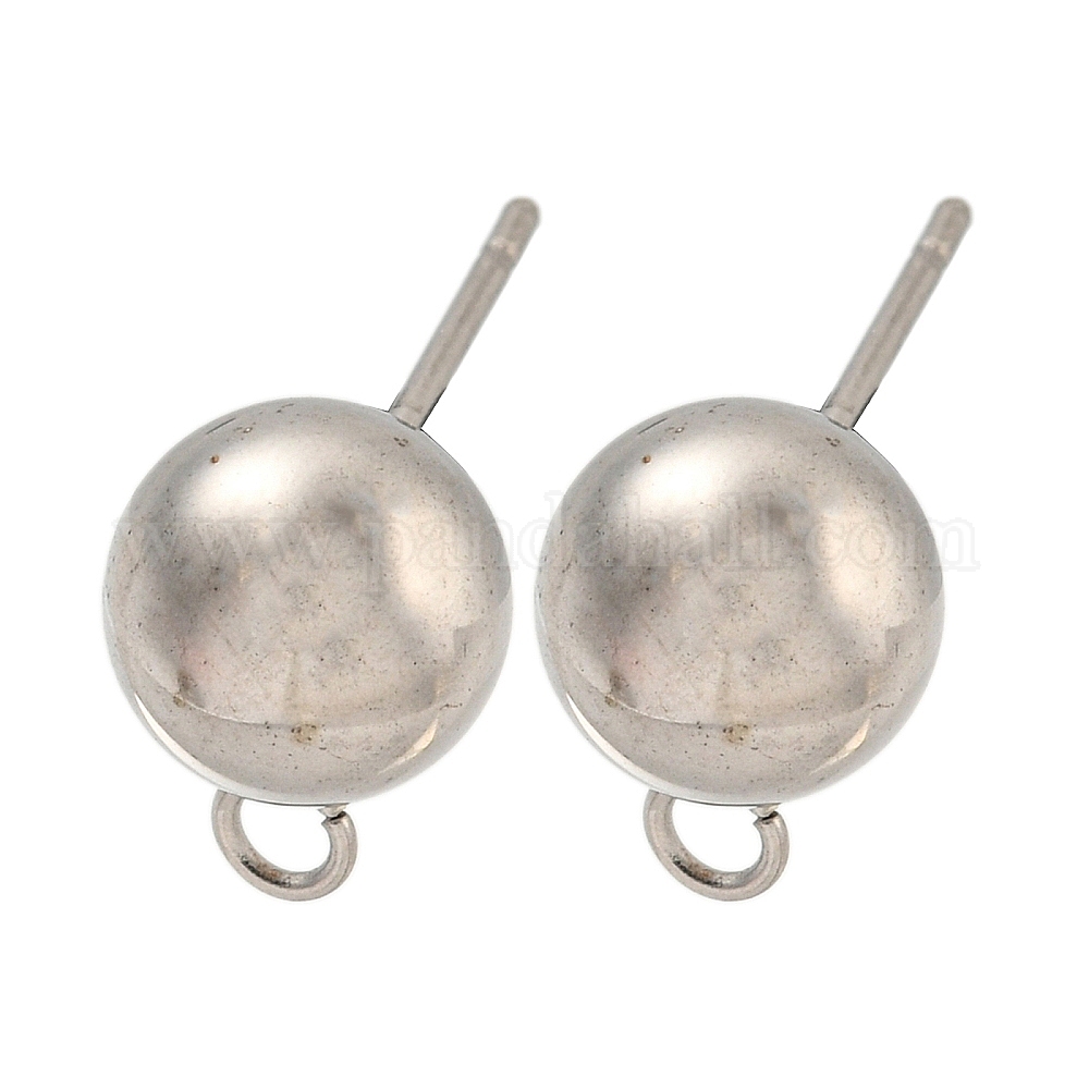 Wholesale 304 Stainless Steel Stud Earring Findings Pandahall