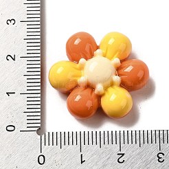 Undurchsichtige Decoden-Cabochons aus Harz RESI-B023-08