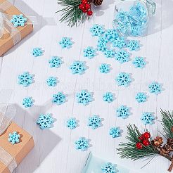 100pcc 3 Stile Weihnachtsthema undurchsichtige Harz Cabochons RESI-OC0001-44