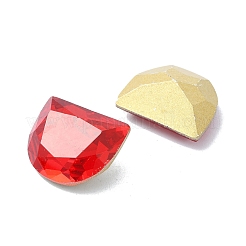 Facettierten Glas Strass cabochons GGLA-C032-03