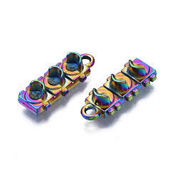 Anhänger aus Emaille in Regenbogenfarben PALLOY-S180-324