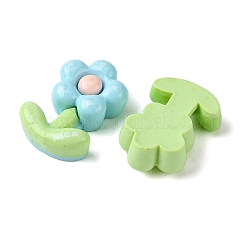 Undurchsichtige Decoden-Cabochons aus Harz RESI-K038-04