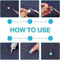 DIY baumeln Ohrring machen STAS-UN0002-95P