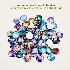 Glas cabochons GGLA-R040-25mm-01