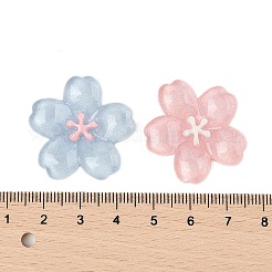Cabochons aus opakem Harz der Sakura-Serie CRES-M037-19