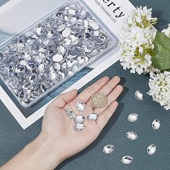 250 Stück imitierte Taiwan-Acryl-Strass-Cabochons GACR-FG0001-08