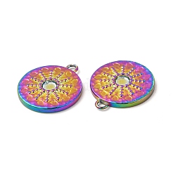 Ionenplattierung (IP) 304 Edelstahl Anhänger Cabochon-Einstellungen STAS-A070-17MC