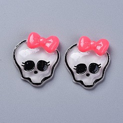 Undurchsichtige Harz-Cabochons zum Thema Halloween RESI-D0003-03