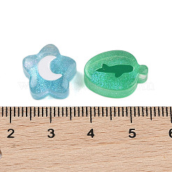 Durchscheinende Decoden-Cabochons aus Harz RESI-A036-03