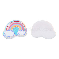 Transparent bedruckte Acryl-Cabochons TACR-N016-34