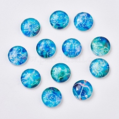 Cabochons aus leuchtendem Sternbild X-GGLA-WH0001-02