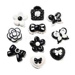 Undurchsichtige Decoden-Cabochons aus Harz RESI-S04-09