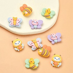 20 Stück 5 Stile undurchsichtige Harz-Insekten-Cabochons RESI-YW0001-51