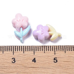 Undurchsichtige süße Decoden-Cabochons aus Harz RESI-B024-03K