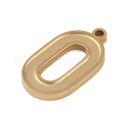 Ionenbeschichtung (IP) 304 Edelstahl Rack Beschichtung Anhänger Cabochon-Einstellungen STAS-U019-44G