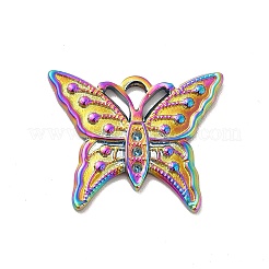 Ionenplattierung (IP) 304 Edelstahl Anhänger Strass-Einstellungen STAS-F282-10MC