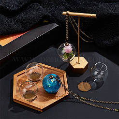 DIY-Set zur Herstellung einer Halskette mit Wunschflaschenanhänger DIY-NB0009-22