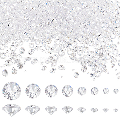 8 Stil Zirkonia-Cabochons ZIRC-BBC0002-99