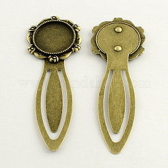 Eisen Lesezeichen Cabochon Fassung PALLOY-S033-09AB-NR