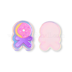 Platte transparente Acryl-Cabochons OACR-N135-23