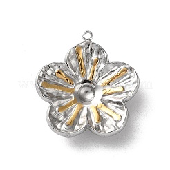 304 Edelstahl Anhänger Strass Fassungen STAS-Z146-01GP