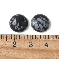 Natur Schneeflocken-Obsidian Cabochons G-Z075-06E
