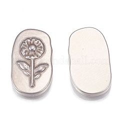 Anlaufgeschützte Cabochons aus Edelstahl 304 STAS-H109-02P