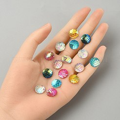 30 Stück 6 Farben Harz Cabochons CRES-YW0001-25