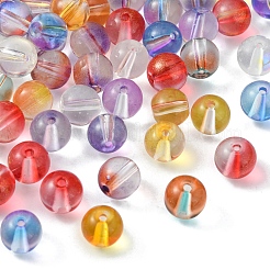 120pcs 8 Farben Glasperlen GLAA-FS0001-42
