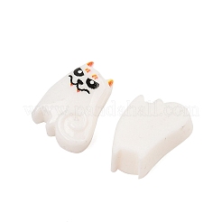 Undurchsichtige Harz-Cabochons zum Thema Halloween CRES-M037-07B-01