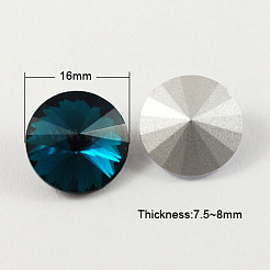 Glas zeigte zurück Strass RGLA-R003-16mm-12
