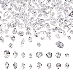 320 Stück 16 Stil Zirkonia Cabochons ZIRC-YS0001-03