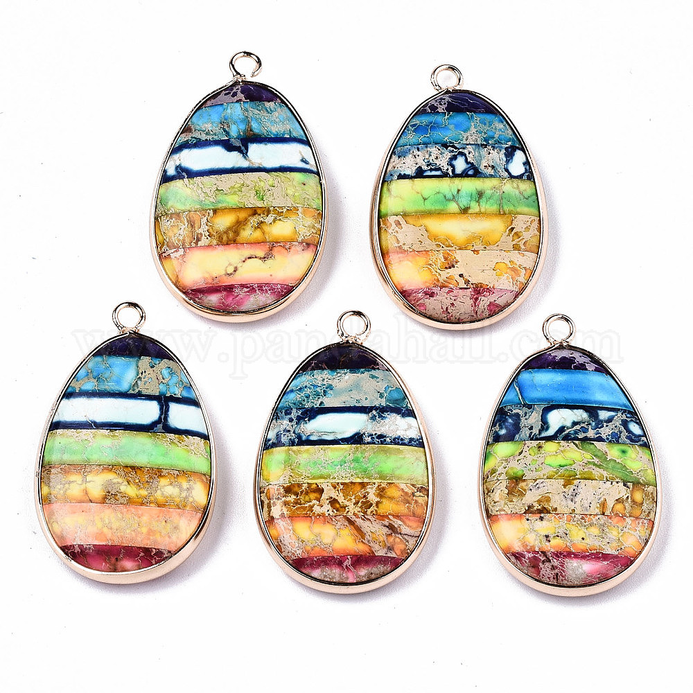 Wholesale Natural Regalite Imperial Jasper Sea Sediment Jasper Pendants