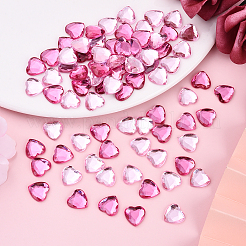 200pcs 2 Farben Nachahmung Taiwan Acryl Strass Cabochons GACR-YW0001-06