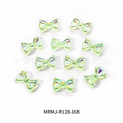 Galvanisierte Bowknot-Harz-Cabochons MRMJ-R128-16B