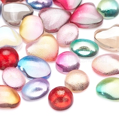 40 Stk. 4 Stil transparente Glascabochons GGLA-YW0001-09