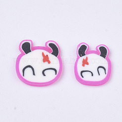Handgemachter Ton-Cabochon CLAY-R087-18