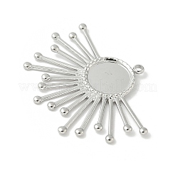 Cabochon-Fassungen für Anhänger aus Edelstahl 304 STAS-L293-04P