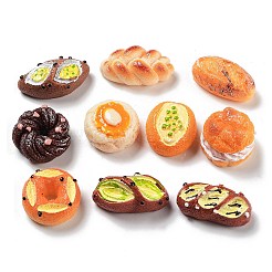 Undurchsichtige Decoden-Cabochons aus Kunstharzimitat für Lebensmittel RESI-H155-12
